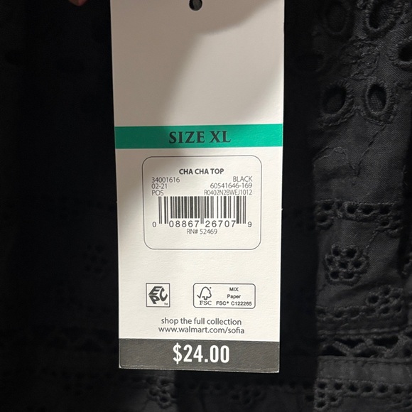 SOFIA CHA CHA TOP NWT - Picture 2 of 6